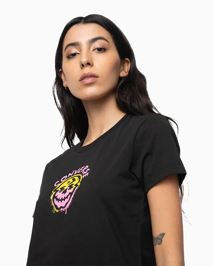 POLERA CONVERSE SPRAY PAINT SKULL TEE