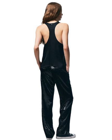 BLUSA FOSTER MUSCULOSA TERCIOPELO