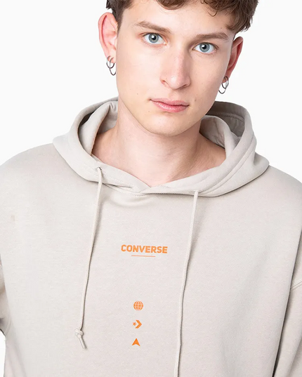 POLERON CONVERSE WORDMARK LOOSE FIT GRAPHIC