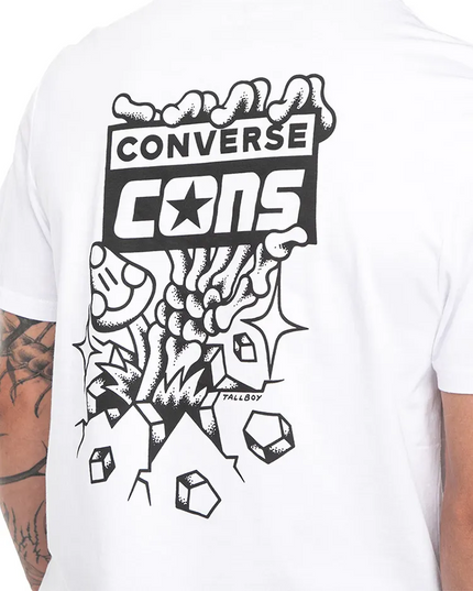 POLERA CONVERSE CONS SKULL Y SHROM ART TEE
