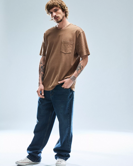 POLERA FOSTER CON BOLSILLO LAVADA