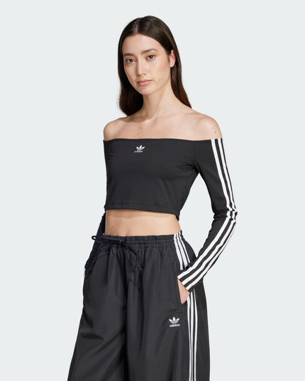 POLERA ADIDAS ORIGINALS OFFSHOULDER LS