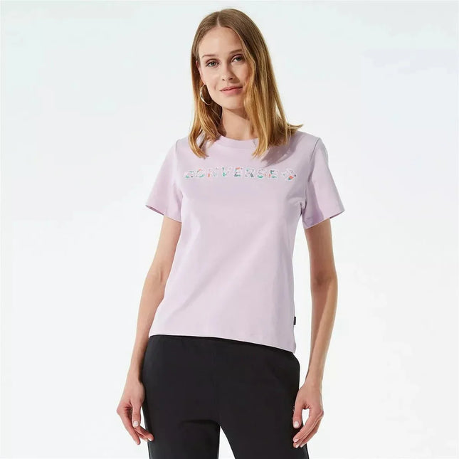 CONVERSE ICON PLAY FLORAL INFIL TEE T-SHIRT