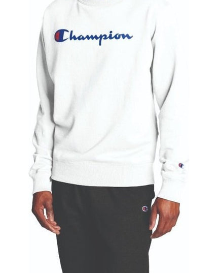 CHAMPION POWERBLEND GRAPHIC CREW POLERON