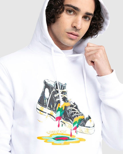 POLERON CONVERSE MELTING CHUCK HOODIE