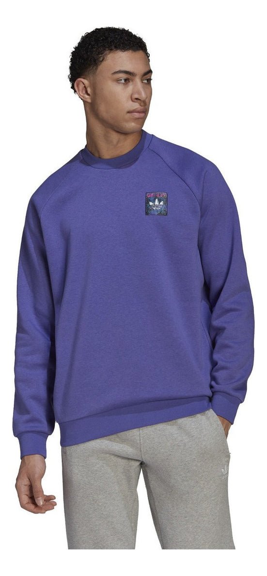 Adidas originals graphic crew on sale