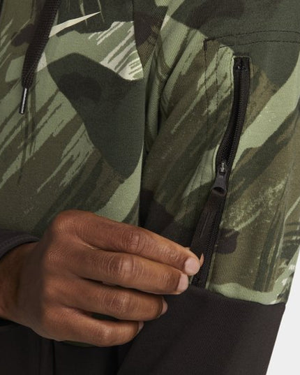 POLERON NIKE DF FLC HD FZ CAMO - BONZER