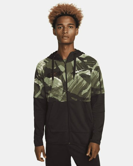 POLERON NIKE DF FLC HD FZ CAMO - BONZER