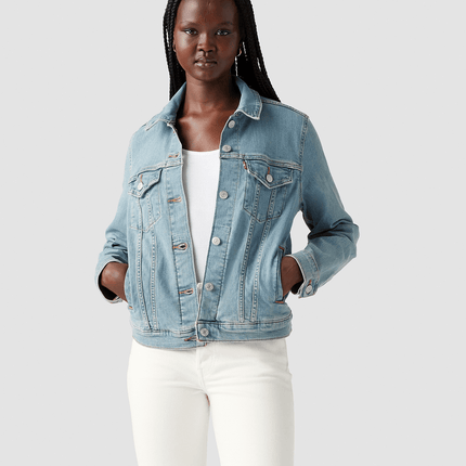 PARKA LEVIS TRUCKER LEVI'S en color azul.