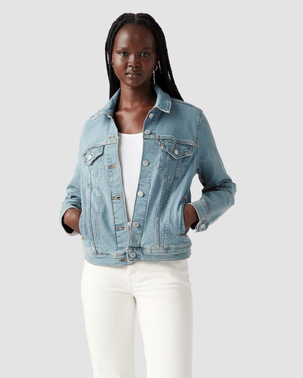 PARKA LEVIS TRUCKER LEVI'S en color azul.