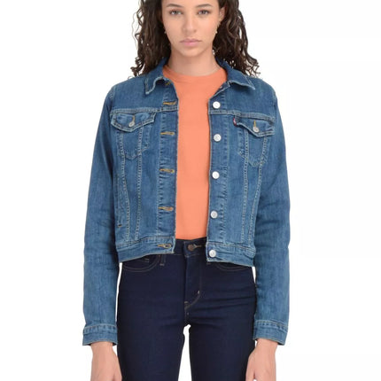 PARKA LEVIS TRUCKER LEVI'S en color azul.