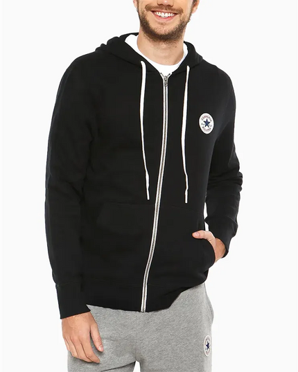 CHAQUETA DE BUZO CONVERSE CORE FULL ZIP HOO