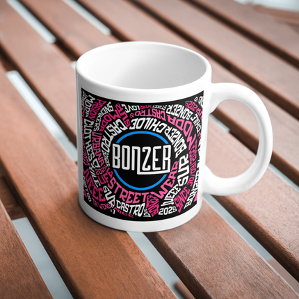 Accesorio Bonzer tazón bonzer edición streetwear / isla mágica en color fucsia