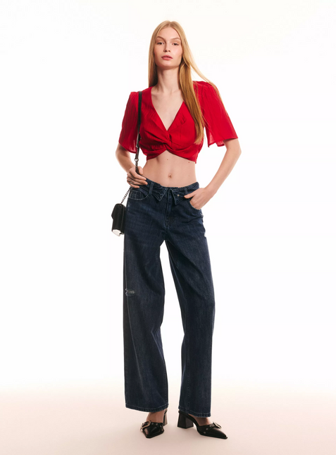 Blusa Foster Nudo en color rojo