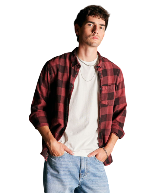 CAMISA FOSTER ESCOCESA BASICA