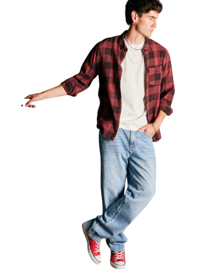 CAMISA FOSTER ESCOCESA BASICA