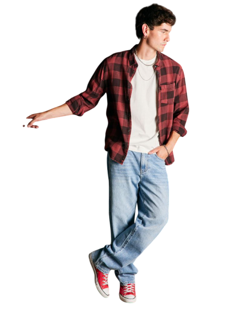 CAMISA FOSTER ESCOCESA BASICA