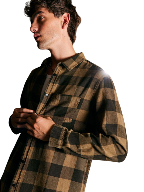 CAMISA FOSTER ESCOCESA BASICA