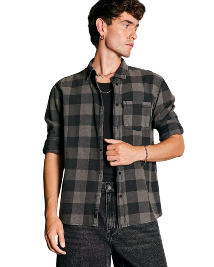 CAMISA FOSTER ESCOCESA BASICA