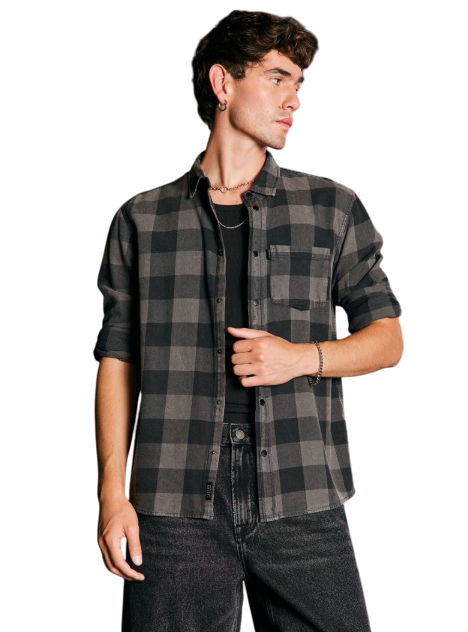 CAMISA FOSTER ESCOCESA BASICA