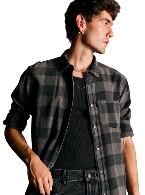 CAMISA FOSTER ESCOCESA BASICA