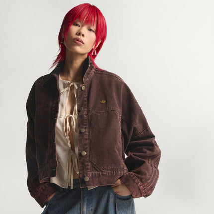 Parka Adidas Originals P Ess Tt en color marrón.