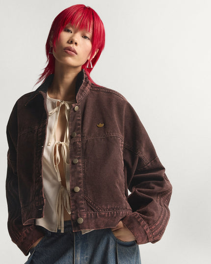 Parka Adidas Originals P Ess Tt en color marrón.