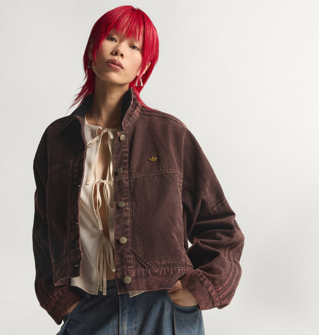 Parka Adidas Originals P Ess Tt en color marrón.