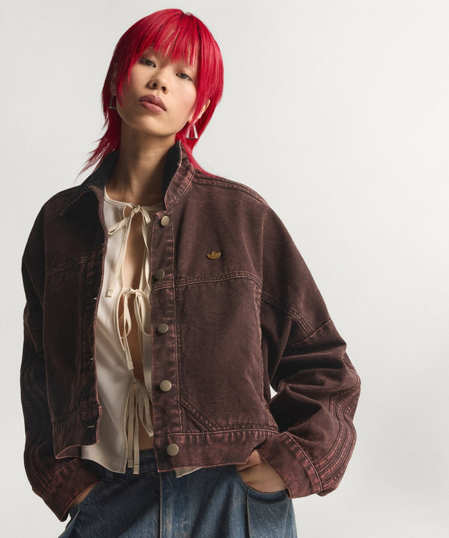 Parka Adidas Originals P Ess Tt en color marrón.