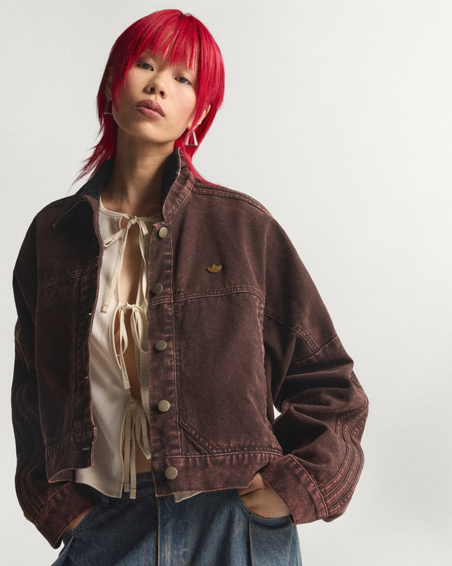 Parka Adidas Originals P Ess Tt en color marrón.