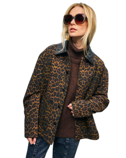 CHAQUETA FOSTER ANIMAL PRINT