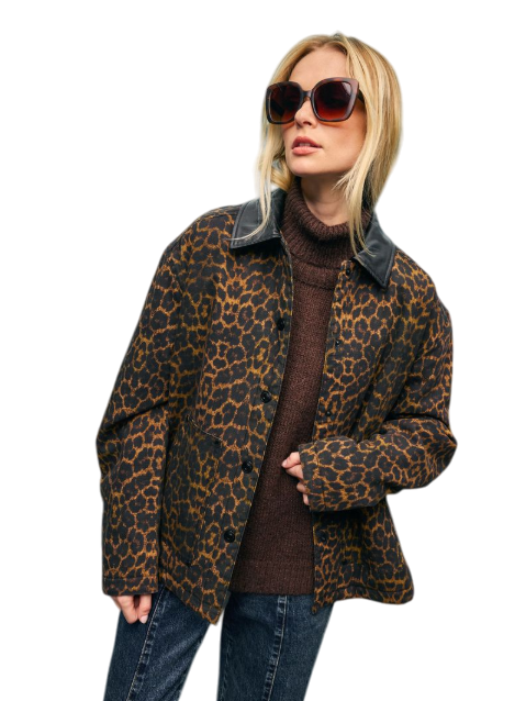 CHAQUETA FOSTER ANIMAL PRINT