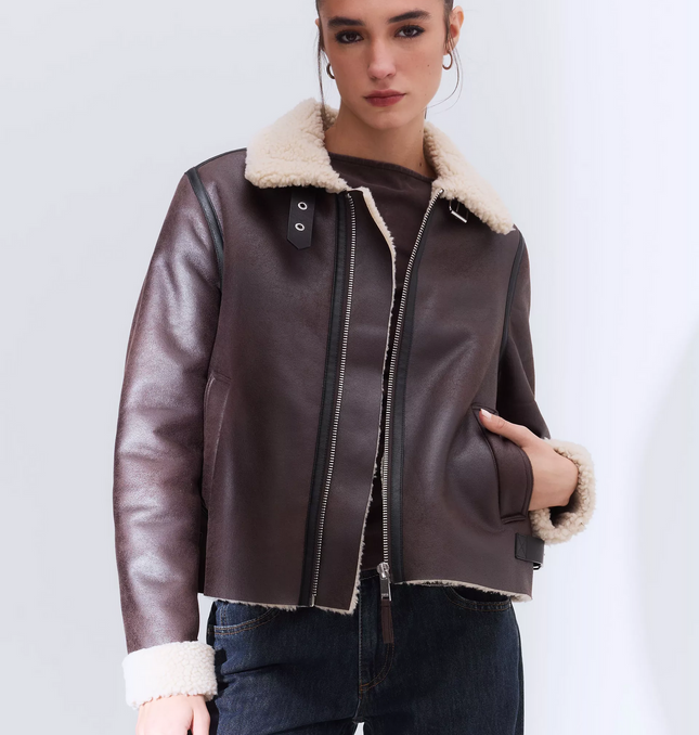 CHAQUETA FOSTER AVIADORA BOXY - MAWI