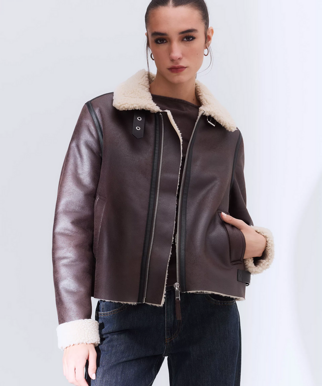 CHAQUETA FOSTER AVIADORA BOXY - MAWI