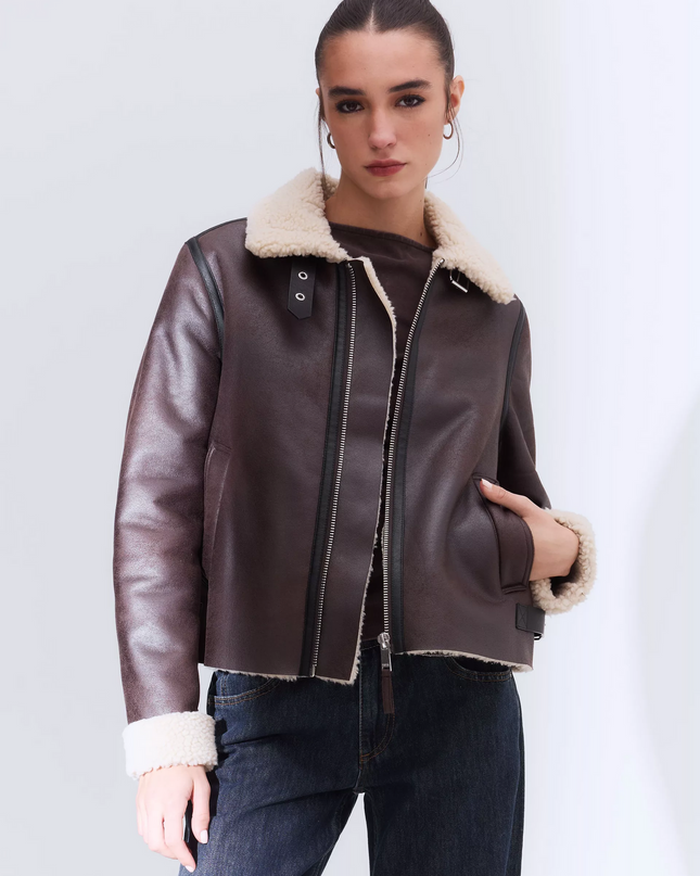 CHAQUETA FOSTER AVIADORA BOXY - MAWI