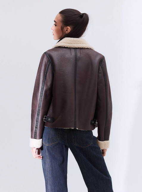 CHAQUETA FOSTER AVIADORA BOXY