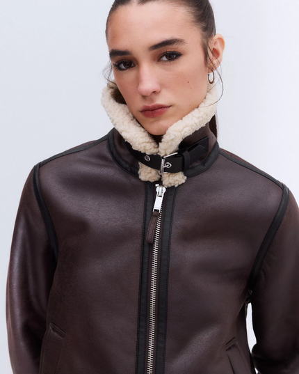 CHAQUETA FOSTER AVIADORA BOXY