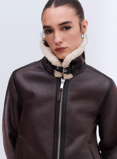 CHAQUETA FOSTER AVIADORA BOXY