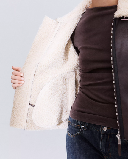 CHAQUETA FOSTER AVIADORA BOXY
