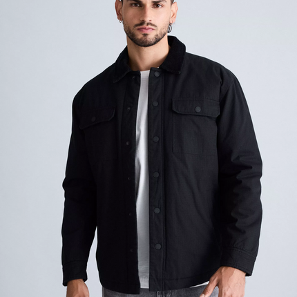 Parka Foster en color negro.