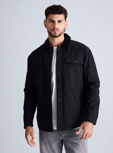 Parka Foster en color negro.