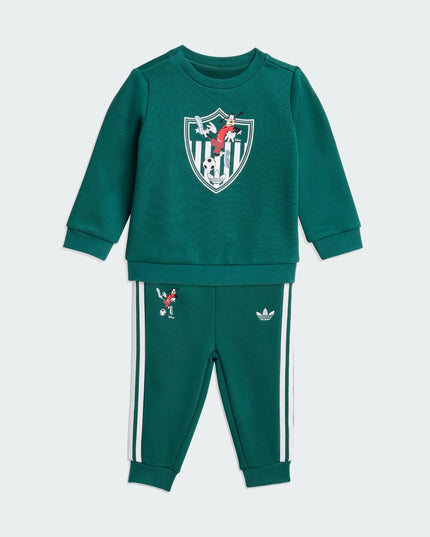 Traje de buzo Adidas Originals Crew Set en color verde.