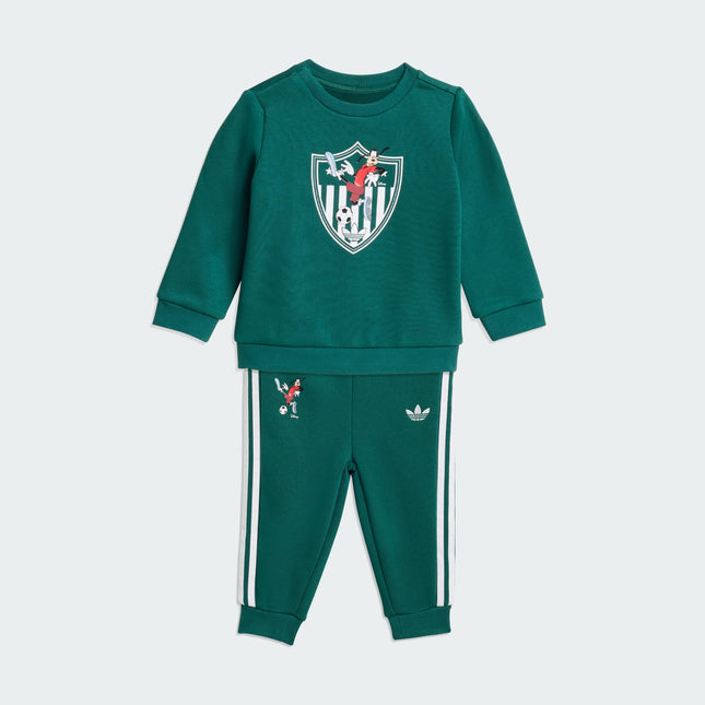 Traje de buzo Adidas Originals Crew Set en color verde.