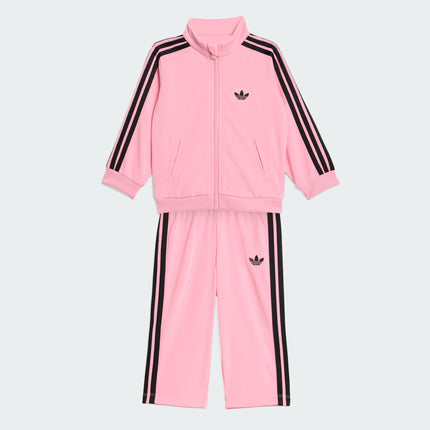 Traje de buzo Adidas Originals Firebird Ts en color rosado.