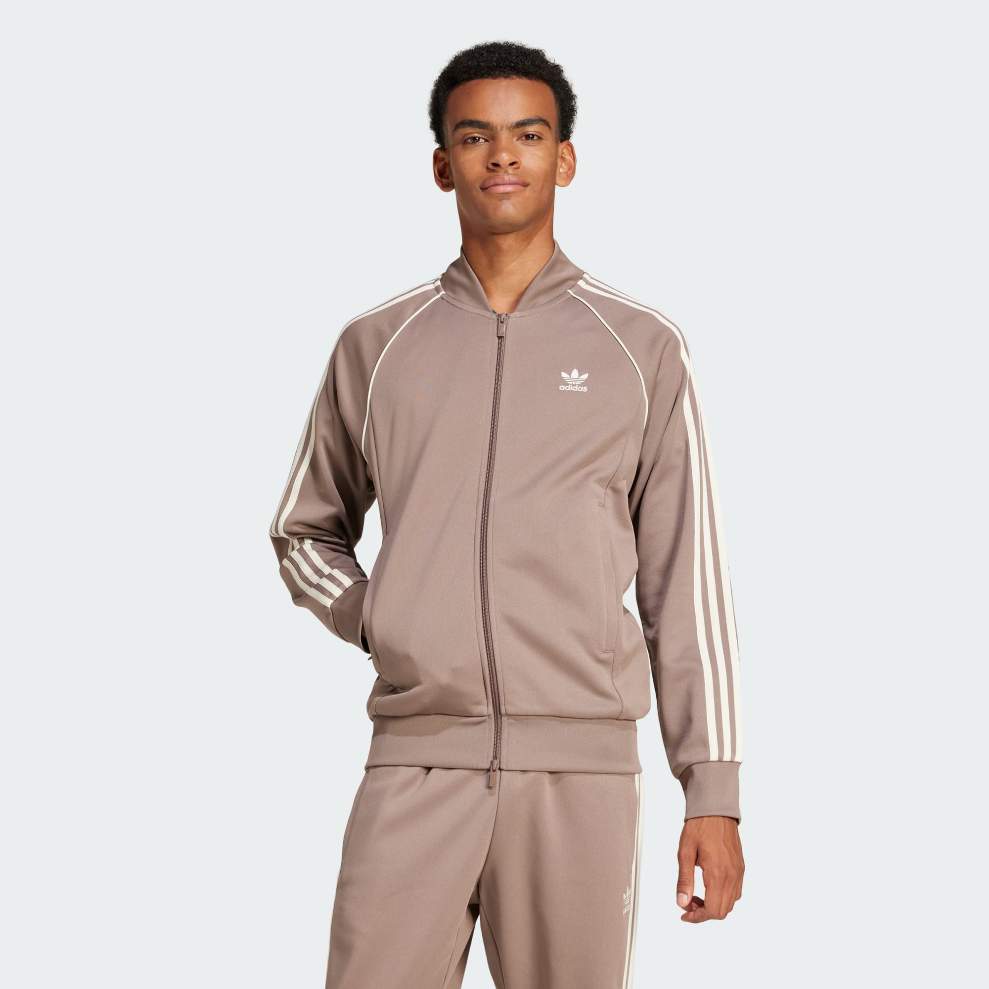 Adidas Trifolio Poleron Adidas Con Cierre Hombre CANGURO Adidas