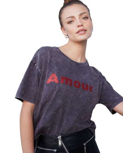 POLERA FOSTER GRAPHIC BRILLOS