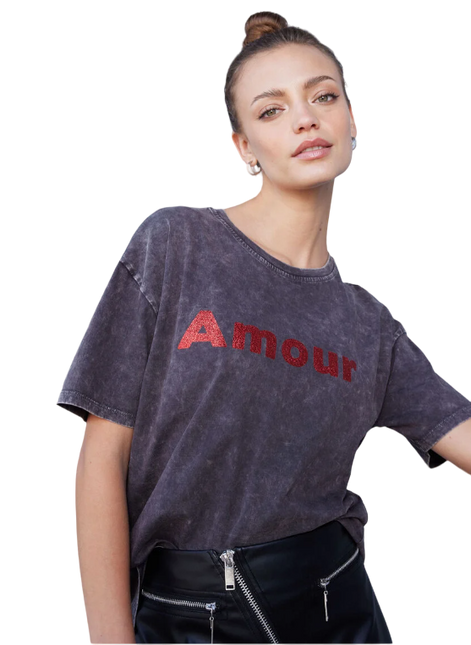 POLERA FOSTER GRAPHIC BRILLOS