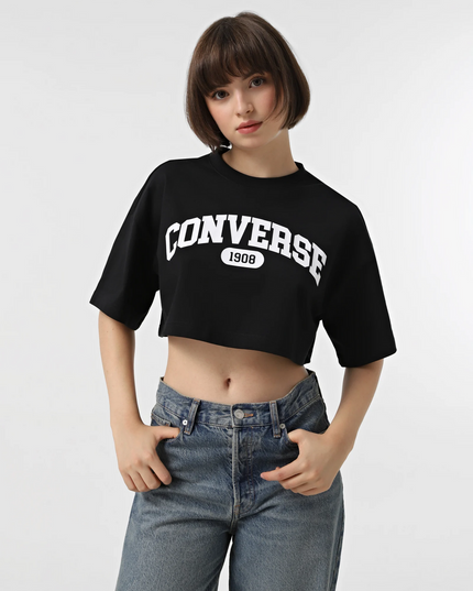 POLERA CONVERSE SPORTY CROPPED TEE
