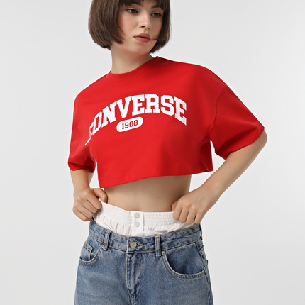 POLERA CONVERSE SPORTY CROPPED TEE