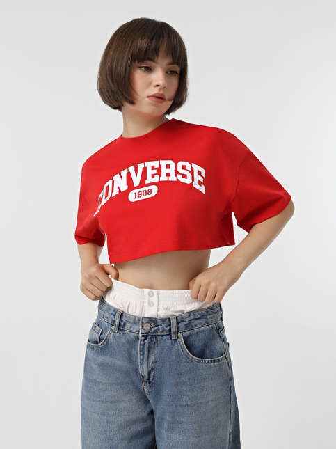 POLERA CONVERSE SPORTY CROPPED TEE